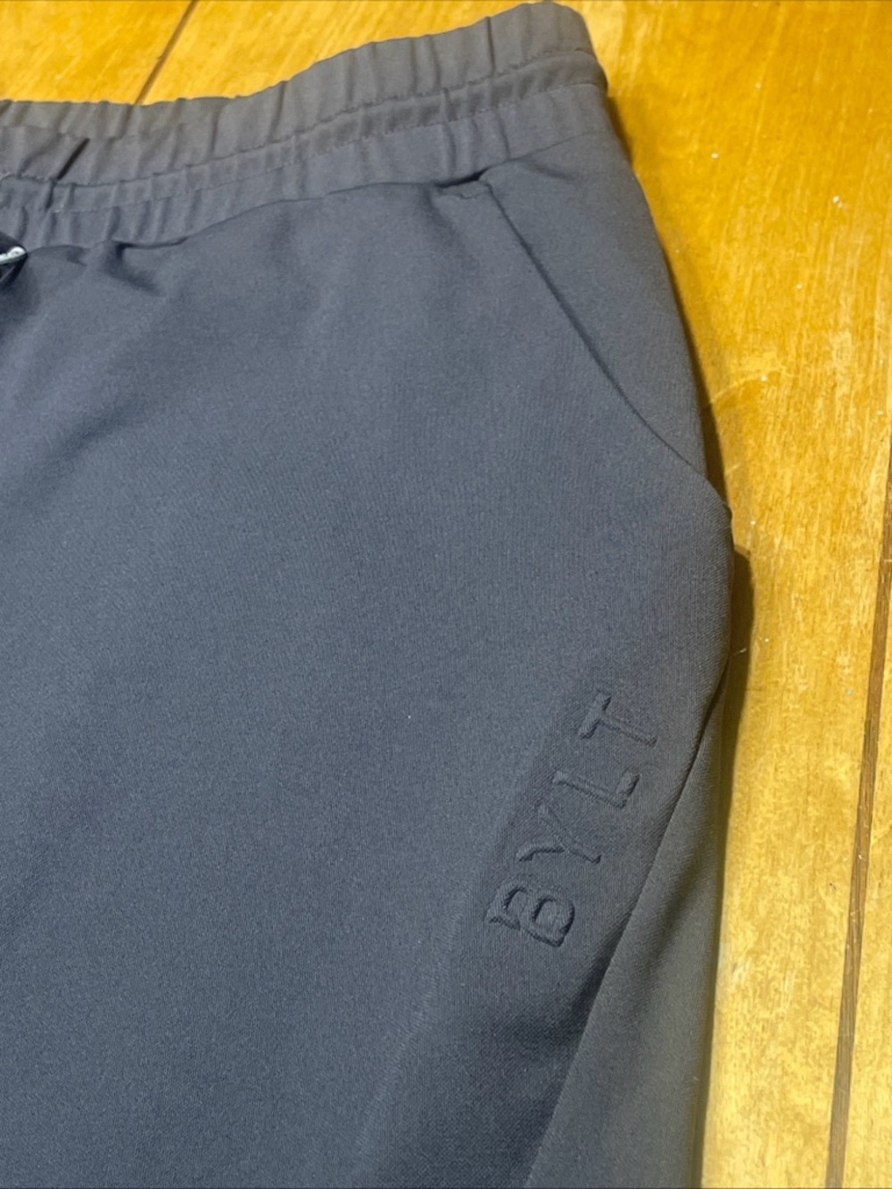 BYLT Active Joggers Size XL Color Dark Charcoal Drawstring Performance Stretch
